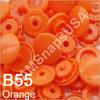 B55 Orange *25* complete snap set