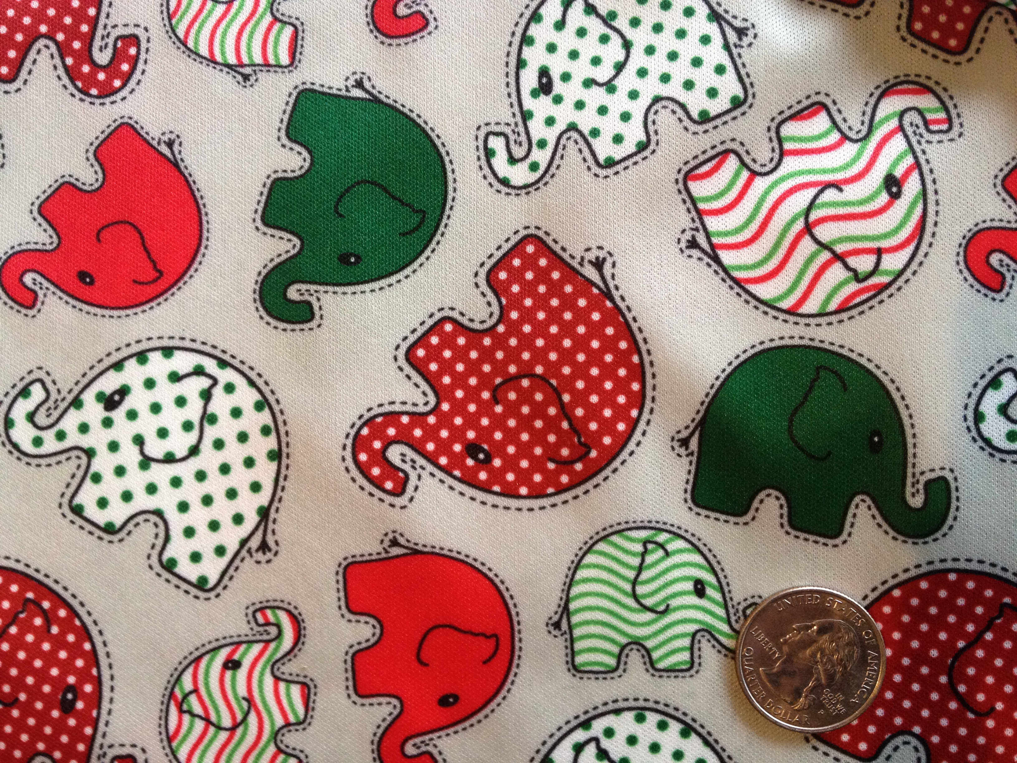 Christmas Elephants - by the inch