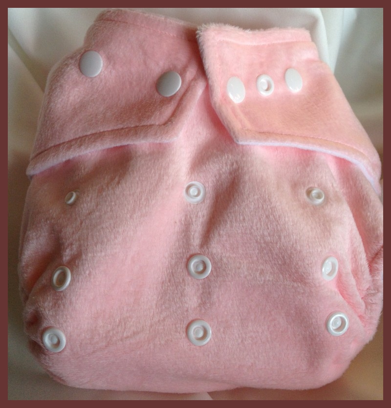Pink Minky Pocket One Size Diaper