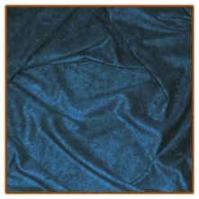 BLUE Suedecloth - by the inch