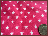 Pink Stars Minky - 28"X28" Diaper Cut/Changing Pad